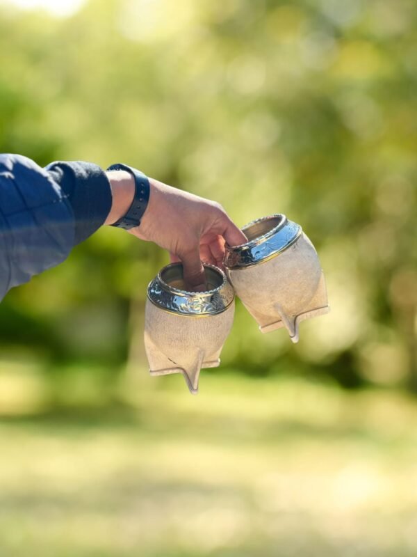 Torpedo Cuero Crudo Virola de Alpaca