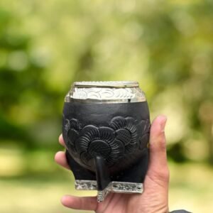 Torpedo Cuero Repujado base de Alpaca