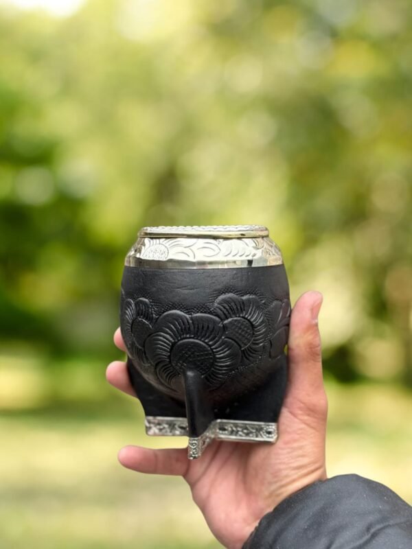 Torpedo Cuero Repujado base de Alpaca