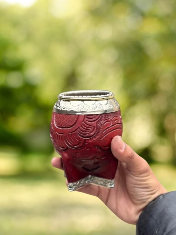 Torpedo Cuero Repujado base de Alpaca